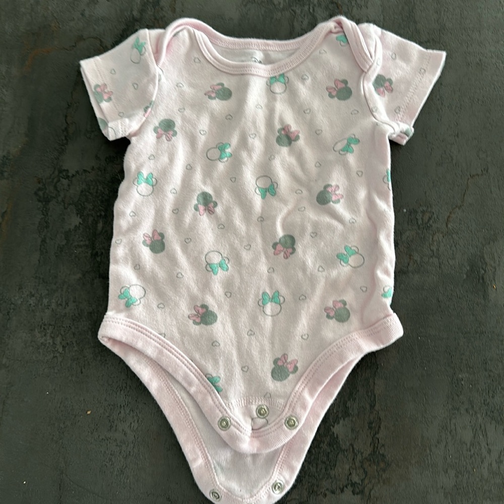 Minnie Mouse Onesie - 3-6M